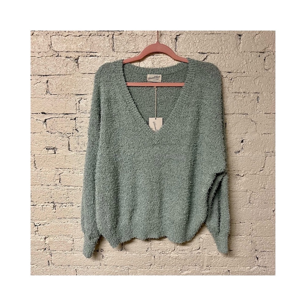 V-Neck Pullover Sweater